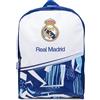 Hy-Pro Zaino grande con licenza ufficiale Real Madrid CF Storm, leggero, per la scuola, ottimo regalo per il calcio, merchandising del Real Madrid