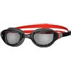Zoggs Phantom 2.0, Occhialini da Nuoto Unisex, Black/Red/Smoke, Taglia Unica