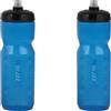 ZEFAL Pack Sense Soft 80 - Set di due Borracce Bici e MTB - Borraccia Ciclismo e Sportiva Flessibile e Inodore - Borraccia Bici Senza BPA - Tappo in Silicone - Blu Trasparente, 2 x 800ml