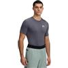 Under Armour Men's Heatgear Compression Shirt Castlerock/White XS XS