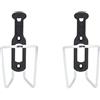 ZEFAL Pack Alu Plast 124 - Confezione da Due Portaborraccia - Porta Borraccia Bici In Alluminio Per Tutti i Tipi di Biciclette - Leggero e Resistente - Bianco