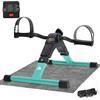 EVOLAND Mini Cyclette da Casa, Esercitatori Pedaliera Cyclette Fitness per Braccia e Gambe Pedaliera Regolabile Digitale Mani e Piedi Pedale con LCD Display