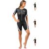 Cressi Playa Lady Shorty Wetsuit 2.5 mm - Muta Shorty High Stretch in Neoprene 2.5 mm, Donna