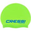 CRESSI Ricky Jr Swim Cap 1X Junior - Cuffia Junior per il Nuoto, Lime/Blu, Taglia Unica