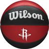 Wilson Pallone da Basket NBA TEAM TRIBUTE BSKT, Utilizzo Outdoor, Gomma, Misura 7, Rosso/Nero (Houston Rockets)