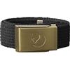 Fjällräven Kids Canvas Brass Belt, Cintura Unisex Bambini, Dark Grey, Taglia unica