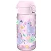 Ion8 Borraccia per Bambini, 350 ml, a Prova di Perdite, Facile da Aprire, Serratura Sicura, Lavabile in Lavastoviglie, Senza BPA, Maniglia per il Trasporto, Facile Pulizia, Unicorni Rosa