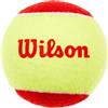 Wilson WRT137100 Palline da Tennis Starter Red, per Bambini, Giallo/Rosso, Confezione da 12