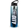 Hy-Pro Borraccia UV in alluminio con licenza ufficiale Manchester City F.C, 750 ml, cannuccia pieghevole integrata, finitura neocromatica, a prova di perdite, leggera, senza BPA, Man City, blu