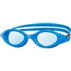 Zoggs Occhialini da nuoto per bambini Panorama Junior con protezione UV, visione ampia e anti-appannamento (6-14 anni), blu/grigio/blu tinta