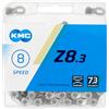 KMC Cadena Z8 114 ESLABONES 8V. CROMADO Gris