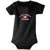 Supportershop Svizzera Body Unisex Bambino, Neonato, Suisse, Nero, M