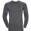 Odlo Performance Warm Eco - Felpa da Uomo Grigio Melange - Nero S