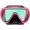 CRESSI Honey - Maschera Compatta Design Specifico per Donna, Monovetro Temperato, Morbido Facciale in Silicone 100%, Fibbie Rapide Donna
