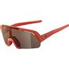 ALPINA Unisex - Bambini, ROCKET YOUTH Q-LITE occhiali sportivi, pumpkin-orange matt/red, One Size