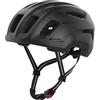 ALPINA PARANUS URBAN - Casco da bici con luce posteriore LED, calotta interna leggera in Hi-EPS, grande ventilazione, regolabile individualmente - black matt - 55-59