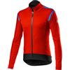 Castelli 4520554-656 ALPHA RoS 2 W L. JKT Donna Giacca FIERY RED/BLACK-CELESTE L