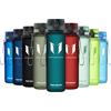 Super Sparrow Sparrow Borraccia Sportiva 1 Litro - Senza BPA - Tritan Bottiglia 1-Click | Plastica Borracce Acqua, Antiperdita, Leggera, Lavabile in Lavastoviglie, Palestra, Ufficio, Trekking, Ciclismo, Viaggio