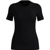 Odlo Merino 200 Maglia Termica Donna in Lana Merino a Manica Corta | Base layer in lana merino 200 g/m² | Leggera, traspirante e antiodore | Manica corta per trekking e outdoor