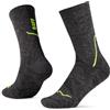 Buff| Calzini Dryflx Crew, Asciugatura rapida, Ammortizzato, Corsa, Fresco, Confortevole, S, Nero