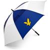 Lyle & Scott - Ombrello da golf da 157 cm, design a doppia copertura, ombrello antivento con asta leggera in fibra di vetro, ombrello da golf a doppia copertura, copertura protettiva, accessori
