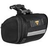Topeak Fixer F25 Sidekick Wedge Pack - Borsa da sella per bicicletta, Nero (Black/Black), Taglia Unica