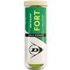 Dunlop Sports DUNLOP Pallina da tennis Fort All Court TS, per sabbia, campo duro ed erba, 3 palline
