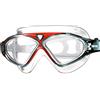 SEAC Vision HD, Occhialini da Nuoto in Piscina e in Mare per Donna e Uomo, rosso, standard