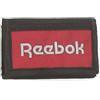 Reebok Portland Portafoglio Nero 13x8x2,5 cm Poliestere, Nero, Taglia unica, Portafogli