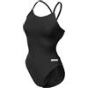 ARENA Solid Challenge Team Costume Intero Donna, Costume Donna ad Asciugatura Rapida, Costume da Bagno Sportivo in Tessuto MaxLife Eco Resistente al Cloro, Protezione UV, Tessuto Frontale Foderato