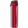 Ion8 Borraccia Inox Leggero, 600ml, Non Isolato, a Prova di Perdite, Facile da Aprire, Serratura Sicura, Lavabile in Lavastoviglie, Adatta a Portabicchieri, Durevole, Rosso
