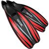 SEAC F 100 PRO, Pinne da Subacquea Leggera a Scarpetta Chiusa, per Immersioni e Snorkeling Unisex Adulto, Rosso, 40/41 EU