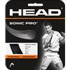HEAD Set Sonic PRO, Racchetta da Tennis Unisex Adulto, Nero, 17