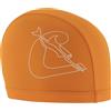 Cressi TAGO Swim cap Spandex Orange/White - Cuffia da Nuoto in Spandex per Adulti, Arancio/Bianco, Taglia Unica