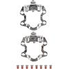 Exustar Clicksystem per pedale piatto E-PM820-2 (compatibile con SPD)