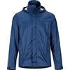 Marmot Precip Eco Jacket Lightweight Hooded Rain Jacket Uomo, Blu (Arctic Navy), S