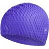 Speedo Unisex Bubble Active+ Swimming Cap | Textured Design, Pink/Purple, One Size
