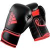adidas Unisex - Adulti Ibrido 80 Guanti da boxe, Nero/Rosso, 10 oz EU