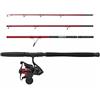 PENN Fierce IV Travel Boat Combo, Canna e Mulinello Abbinati per la Pesca dalla barca e la pesca in mare 4+1 Cuscinetti a sfera in acciaio inossidabile e une fusto del,a canna robusto ma sensibile