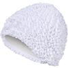 Fashy, Cuffia da Bagno Donna con Ruches, Bianco (Weiß), Taglia Unica