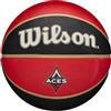 Wilson Pallone da Basket WNBA Team Tribute, Con Canali di Precisione per una Presa Eccezionale, Superficie Adattabile, Squadra: Las Vegas Aces, Colore: Blu Reale, Taglia: 6