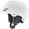 uvex wanted, casco da sci robusto unisex, regolazione individuale delle dimensioni, aerazione ottimizzata, white matt, 54-58 cm