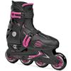 Roces Orlando, Pattino in Linea Unisex Bambina, Black/Pink, 30-35