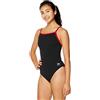 Speedo - Costume da Gara Endurance + Solido Flyback Training Tuta, Donna, 819016-972, Black/Red, 36