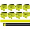 G5 HT SPORT [Kit visibilita Notturna Gilet + Fasce Riflettenti a Scatto Bracciali Riflettenti Catarifrangente Running Bici pedoni bracciali Slap Band Sicurezza Stradale [Kit 2-4-8pz] (8 Pezzi)