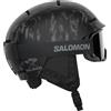 Salomon PLAYER COMBO Helmet, Kids Ski and Snowboard Helmet For Snowboarding, Mountain Safety, Outdoor Sports
