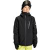 Quiksilver Giacca da neve Side HIT Solid da ragazzo, colore nero, 6-7 anni