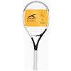 HUNDRED Bazooka Strung Tennis Racket with Full Cover | 1 Point Head Heavy | Color: White/Black, Grip Size 2 (4 1/4 inches) | Unisex | Material: Graphite | 270 grams