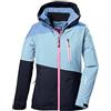 Killtec Ksw 331 Grls Ski Jckt Giacca da sci/giacca funzionale con cappuccio e paraneve Bambine e ragazze
