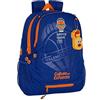 safta Zaino adattabile carrello porta pallone Valencia Basket, blu/arancione, 320 x 160 x 440 mm